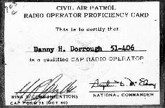 CAP Radio Operator card document